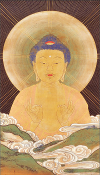 「阿弥陀如来」　掛け軸